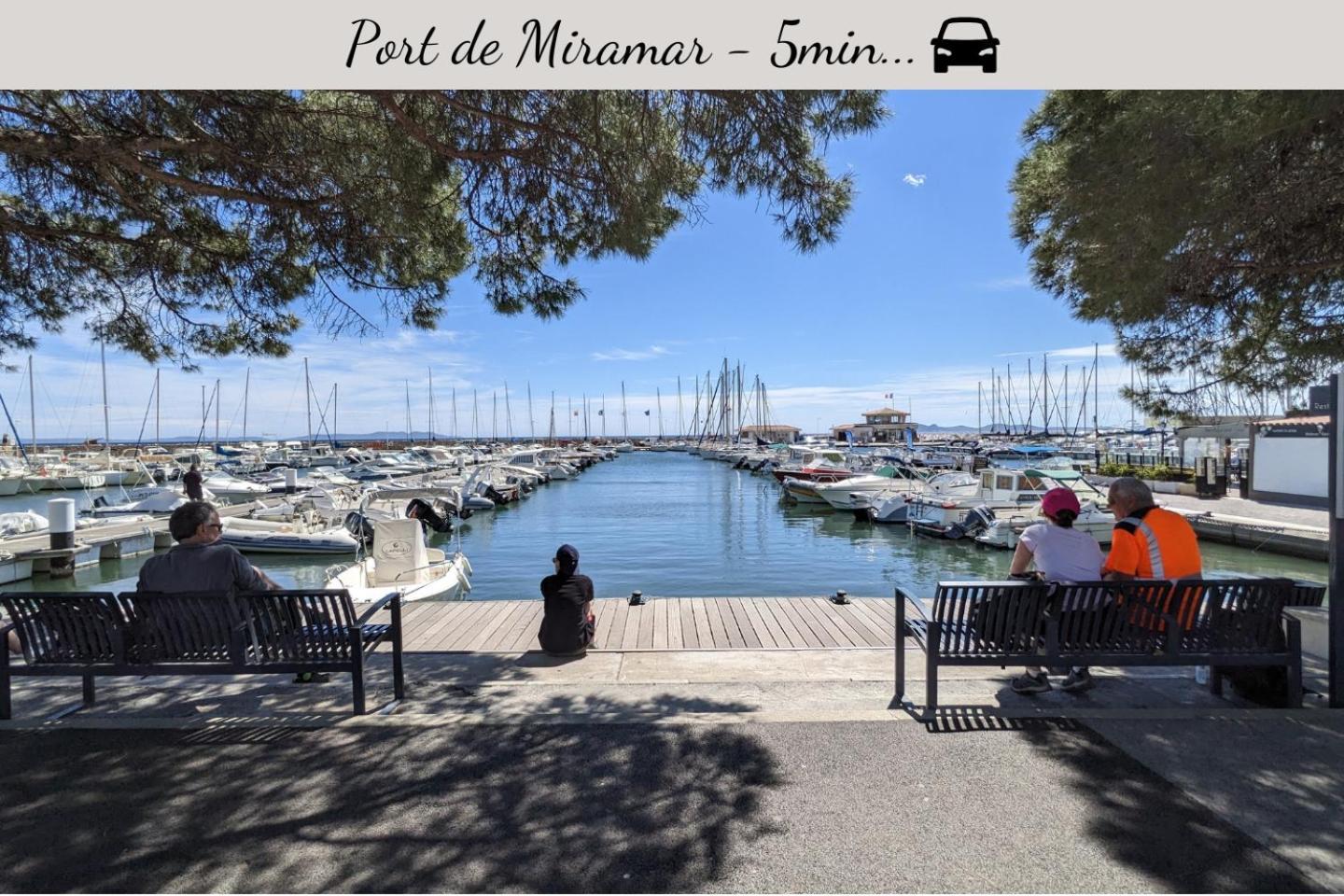 Netflix - Lit Queen Size - Terrasse Plein Sud - Climatisation - 2'Centre-Ville - 6'Mer - Parking Prive - 56M2 - L'Olivine - Offre Speciale Ла-Лонд-ле-Мор Екстер'єр фото